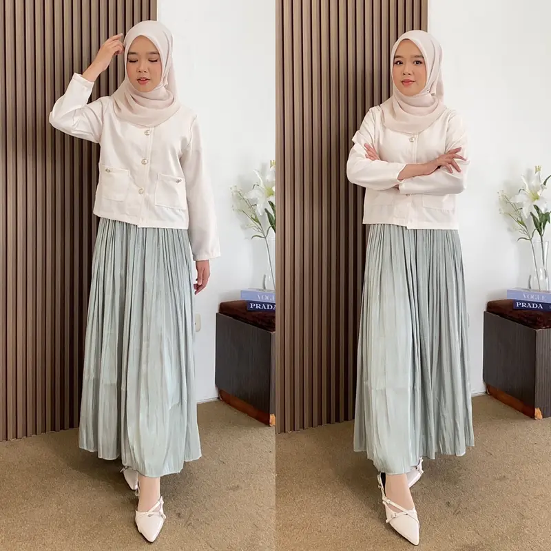 Aleka - (Tebus Murah) Claudia Skirt Casual Hari Raya (READY LANGSUNG KIRIM) 6