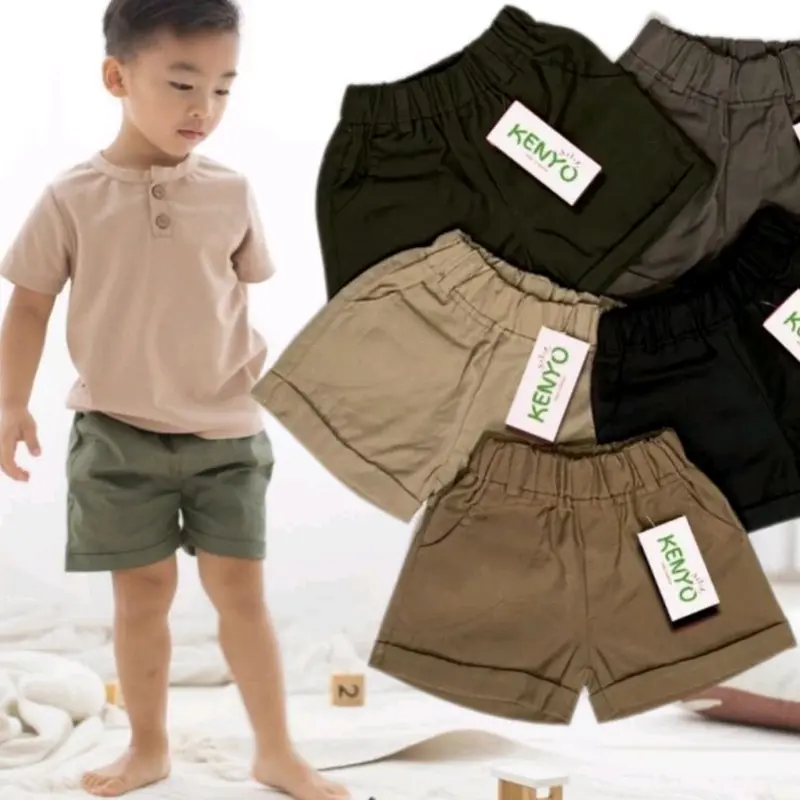 Celana Chinos Pendek Anak Unisex Kenyo 1-5 Tahun 0
