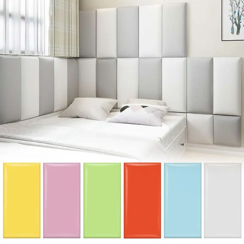 Giấy Dán Tường Tự Dính, Thiết Kế 3D, Chống Thấm Nước, Chống Va Chạm, Thảm Dán Tường Lưng, Hình Chữ Nhật, Dày Dặn, Thích Hợp Cho Đồ Nội Thất Và TV, Tự Làm 1