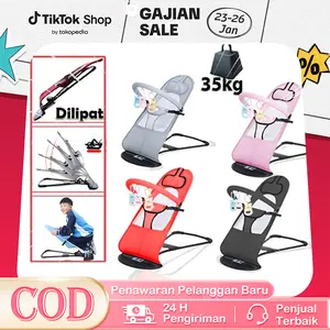 【0 ~ 3 tahun】Bouncer Baby Infant Seat Tempat Tidur Bayi Goyang Bouncher Bayi Kursi Ayunan Bayi Lipat