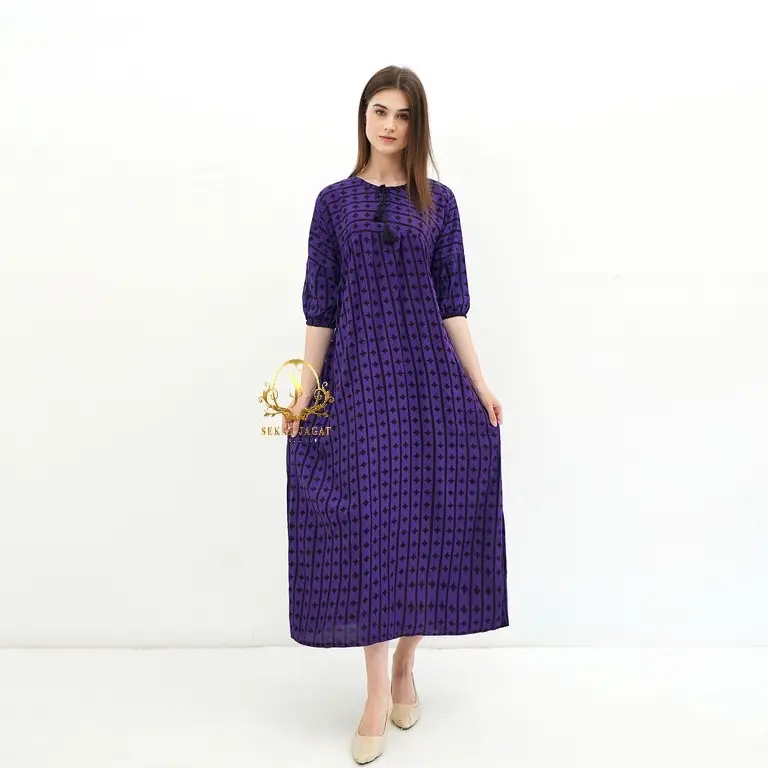 Sekar Jagat Collection – Dress Matrix Rayon Premium | Adem, Nyaman & Stylish – Dress Terbaru 2025 2