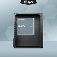 Gambar CASING ENLIGHT EN-220 - Mid Tower mATX Case (PSU 300w) dari Techno Computer Bali Kota Denpasar 5 Tokopedia
