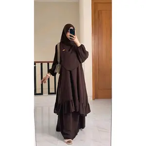MECA DRESS ONE SET ATASAN ROK BAJU TANPA HIJAB GAMIS KURUNG MALAY REMAJA TERBARU KEKINIAN BAJU ABAYA LEBARAN WANITA TERBARU 2026