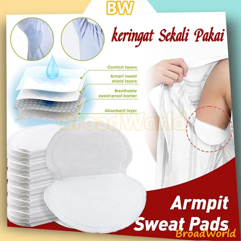 Patch ketiak / penyerap keringat sekali pakai | anti basah isi 10pcs ( 5 pasang ) 8