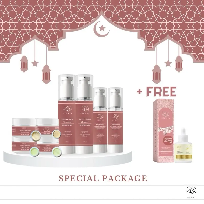 [Harga Exclusive Livestream] [NEW FORMULA] ZIENVI Spesial Package [FREE SERUM + FACEMIST] 0