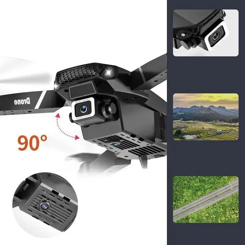 Hot Selling E88 Pro Drone 4K HD Camera Mini Quadcopter WiFi FPV Dron Headless Mode Remote Control E525 Foldable Drone E88 2