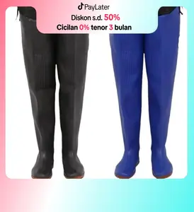 [ASFER]Sepatu BOOT Sawah Ladang  Empang Panjang Sampai Paha 72.5CM Elastis Di Atas Lutut Anti Slip Ukuran 39-45 Karet