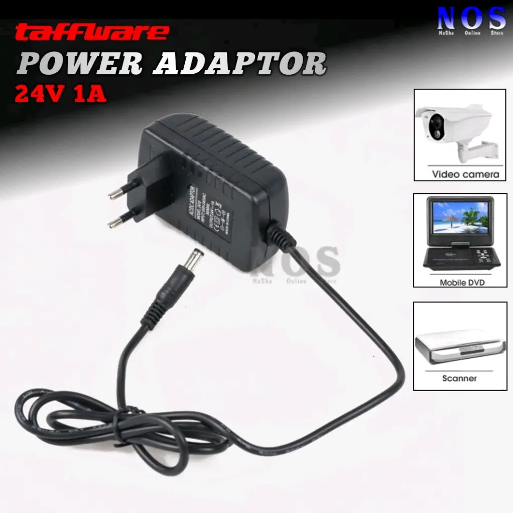 Adaptor 24V 1A Universal EU Plug Power Supply DC 24V 1A Elektronik
