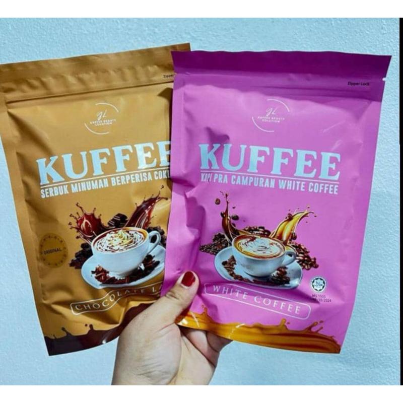 KUFFEE PREMIX COFFEE ORIGINAL HQ CHOCOLATE WHITE COFFEE - TikTok Shop ...