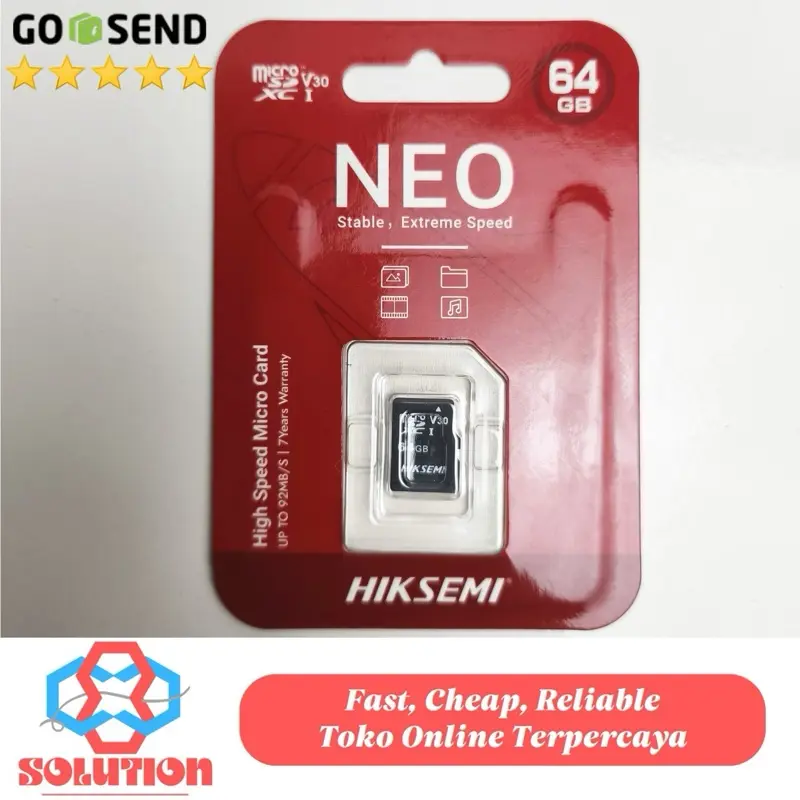 MEMORY MICRO SD HIKVISION NEO 64GB CLASS 10 ORIGINAL