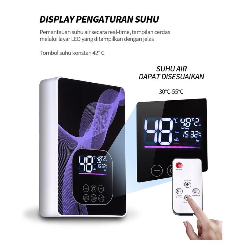 Product Introduction of Water heater / pemanas air listrik hemat energi untuk kamar mandi anda / pemanas air listrik instan-nikmati air hangat 31