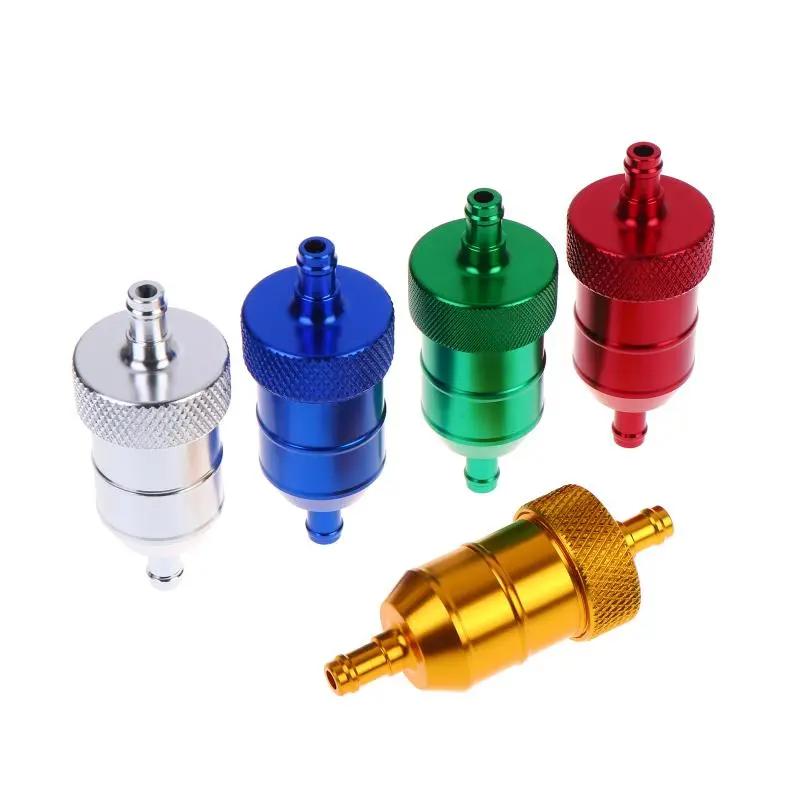 cnc nhôm phổ quát 8 mm nhiên liệu khí xăng bộ phận ống lọc cho xe máy hố bụi…
