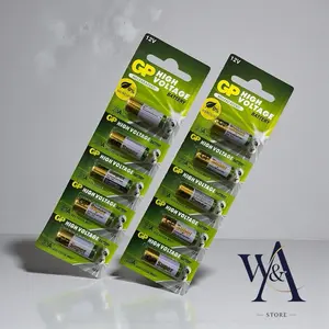 GP Baterai Batre GP23 A23 V23GA MN21 High Voltage Kualitas Original Cocok Untuk Kebutuhan Baterai Peralatan Rumah Tangga 12V