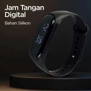 Jam Tangan Digital LED Sillicone Sport Watch - SM161