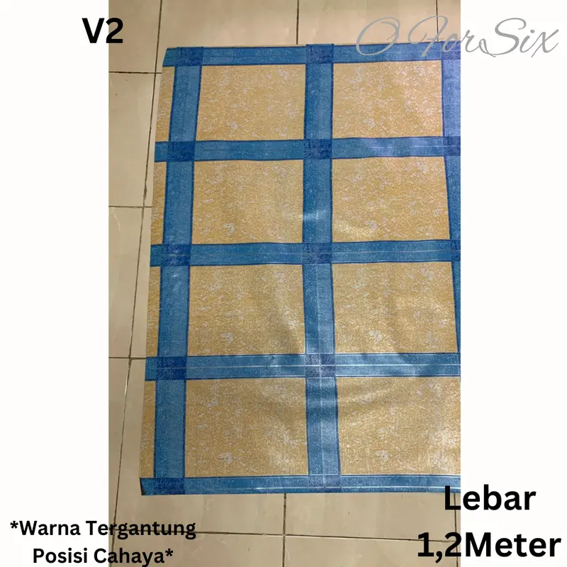 (NEW2) (ROLL) KARPET PLASTIK/PERLAK LANTAI/MEJA/KARPET LANTAI PLASTIK LEBAR 1,2 METER 8