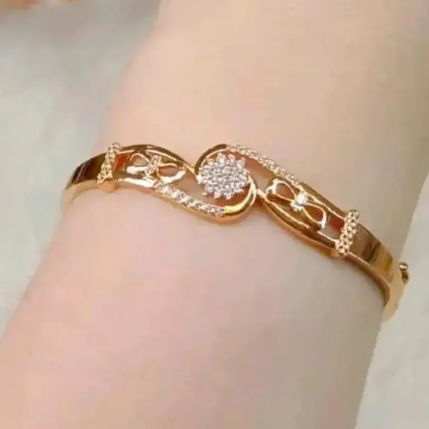 Gelang Emas Gold Xuping PK90 Wanita Dewasa Realpict Terbaru Simple Elegan Cantik Fahion Perempuan Aksesoris Perhiasan populer Kekinian