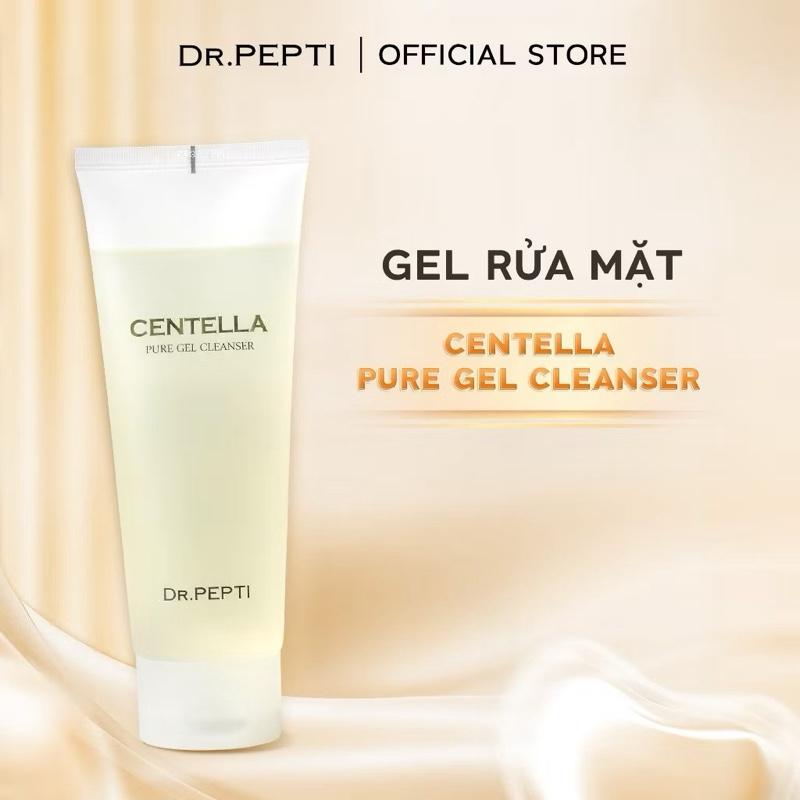 Date 05 2026 Gel Rửa Mặt Tạo Bọt Dr.Pepti Centella Pure Gel Cleanser Làm Sạch Sâu Nhẹ Dịu Cho Da 200ml