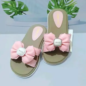 Sandal Karet Jelly Import Anak Perempuan Selop Fashion Variasi Pita Terbaru Casual Kaki slop  anak  cewek sandal  flat  anak  perempuan sandal  anak  teplek sandal  sakura  anak  perempuan