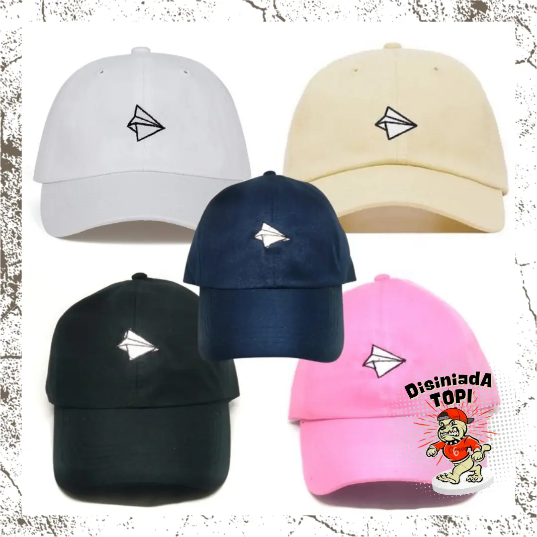 Topi Baseball Logo Pesawat Kertas Pria dan Wanita Premium Quality