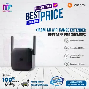 Xiaomi Mi WiFi Range Extender Repeater Pro 300Mbps Garansi Resmi Sinyal Router