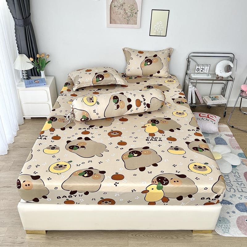  Bộ ga giường 4 món REE Bedding R388 chất thun lạnh đủ size drap trải nệm 1m2 1m4 1m6 1m8 2m 