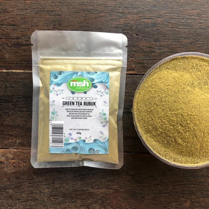 Gambar MSH Green Tea Bubuk Original 50gr dari MSH REMPAH Kota Administrasi Jakarta Selatan Tokopedia