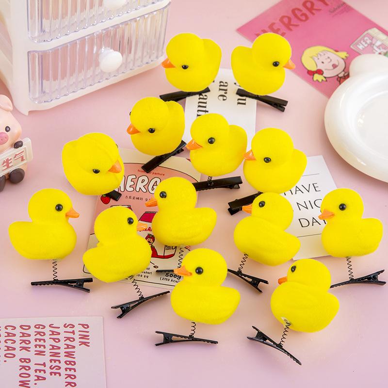 Product Introduction of COD (YBL) Jepit Rambut Bentuk Bebek Anak Lucu Jepit Rambut Hair Clip Aksesoris Rambut Motif Karakter Lucu (BELI LOKAL) 14