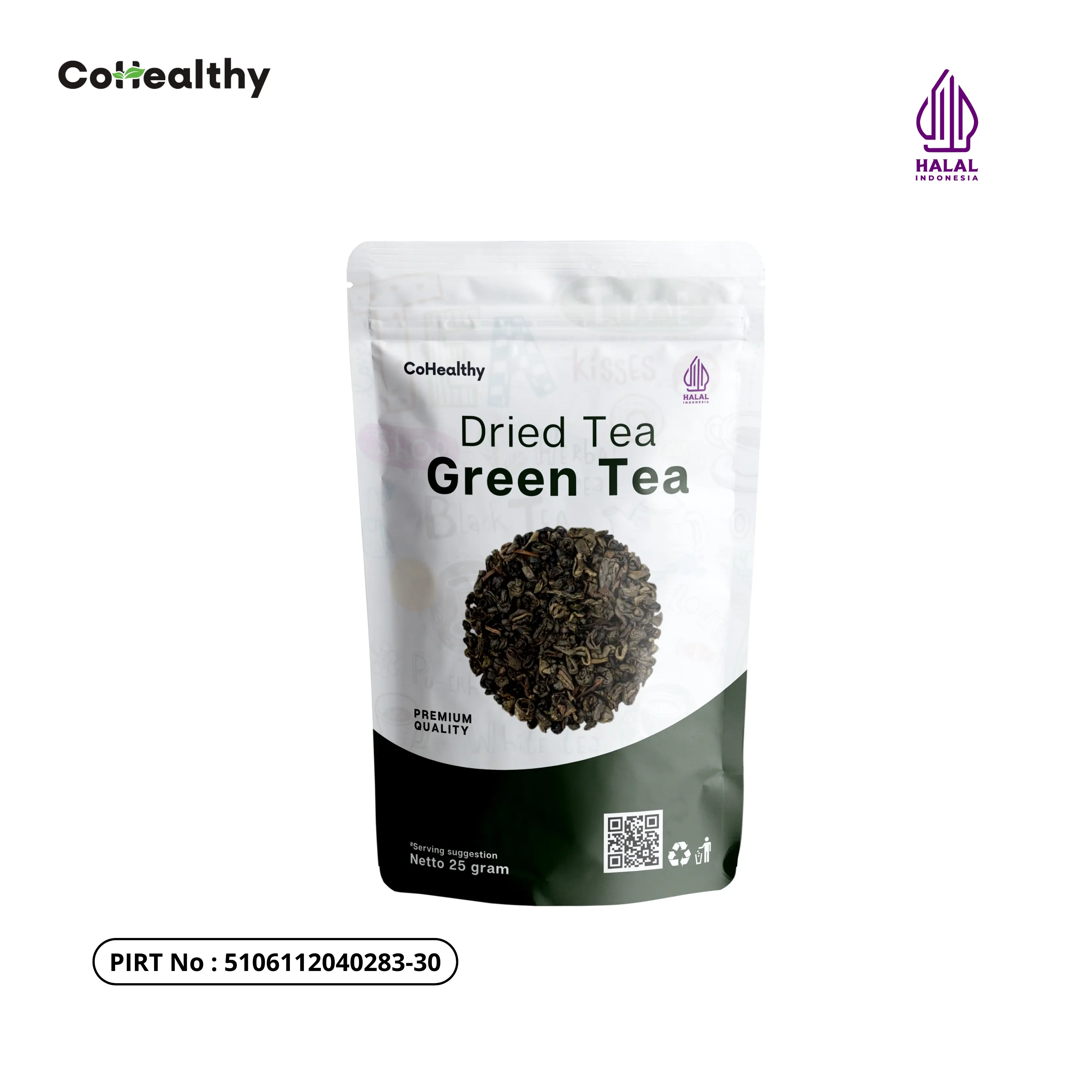 CoHealthy Dried Green Tea Teh Hijau 25 gram