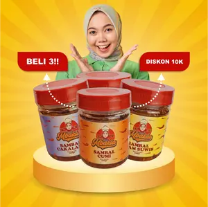 Dapur Mbakla | Sambal Cumi Ayam Suwir Cakalang Cumi Ijo Pedas