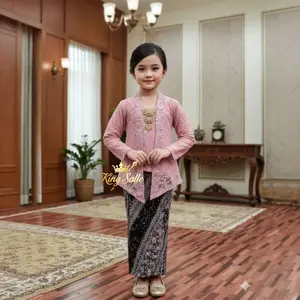 Setelan Kebaya Anak Kutu Baru ENCIM KID Brukat Pesta Kondangan Wisuda