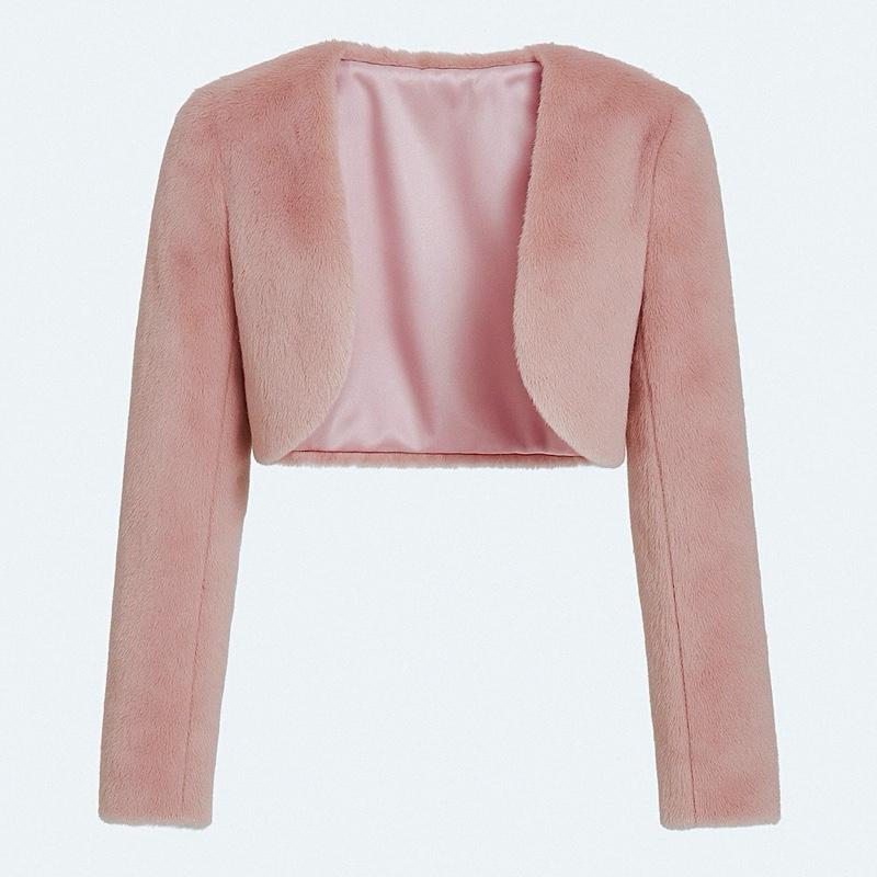 Áo khoác lông mềm mịn form ngắn Croptop | MAUVE COAT Women Jacket