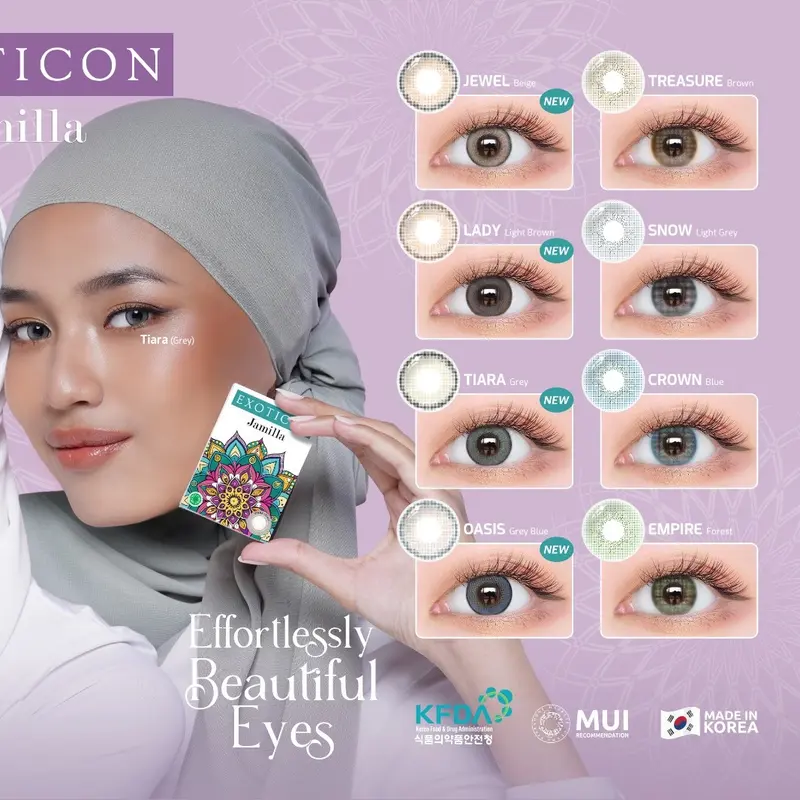 SOFTLENS X2 JAMILLA  MINUS (-0.5 sd -2.75) DIA. 14.50mm / NATURAL 0