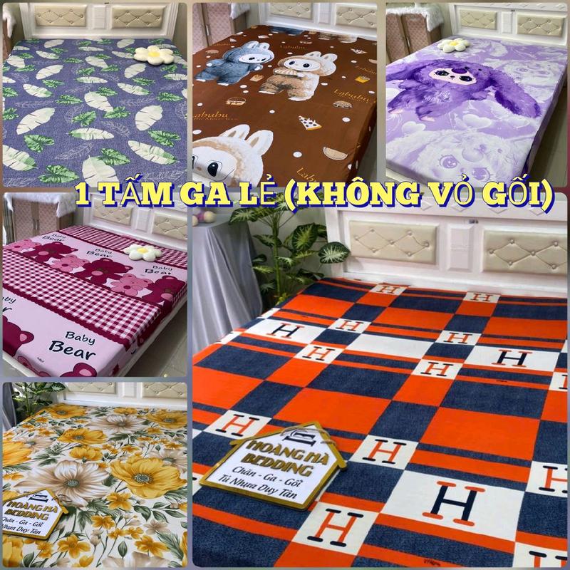 1 tấm Ga lẻ 2M2 NỆM CAO 20CM thun lạnh không kèm vỏ gối , thoáng mát không xù, không nhăn