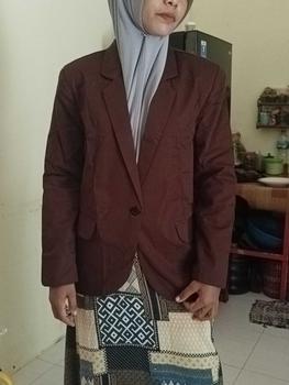Product Review of Jas Wanita Blazer Korean Motif TerbaruJas Kerja Kantoran Wanita from Z**a 0