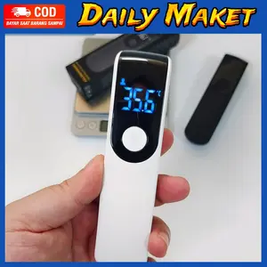 Thermometer Infrared Mini Termometer Digital Bayi Dewasa LED Display C / F Non Contact Thermogun