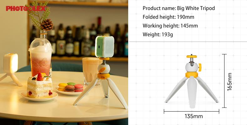 Photographic Camera Smartphone Equipment Holder Accessories ABS Plastic Chips/ ABS Plastic Tripods/ Silicon Softbox