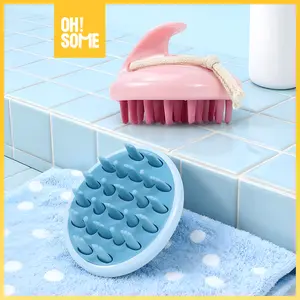 OHSOME - Shampoo Brush with Handle Sikat Kepala Lembut Bersih Maksimal