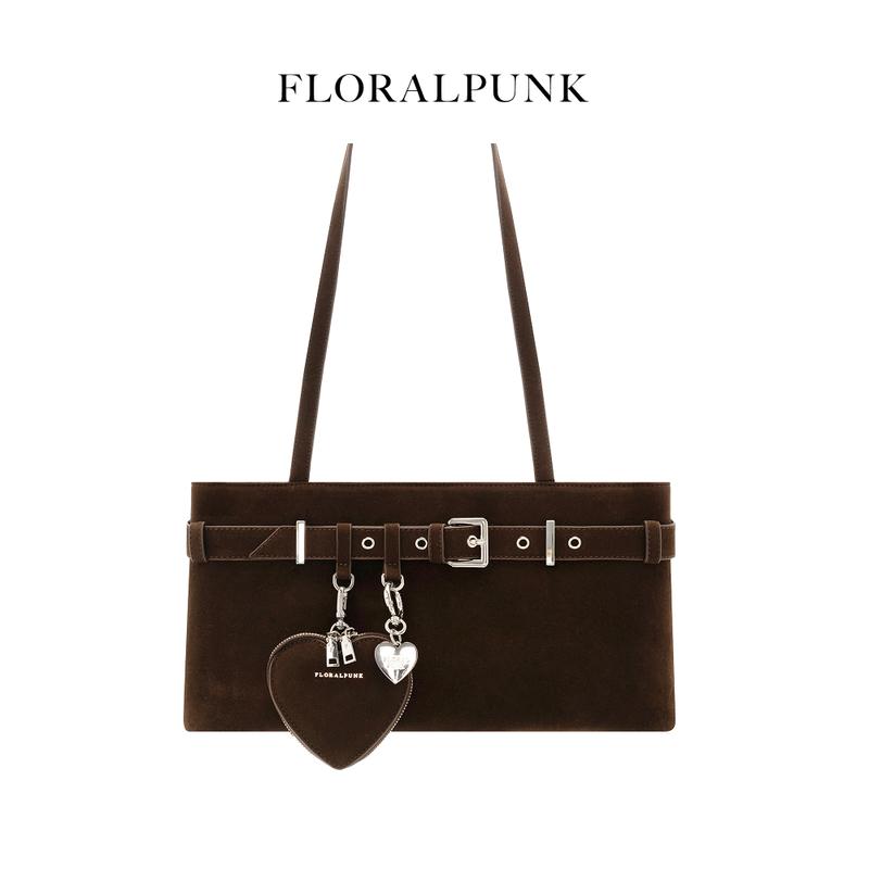 Túi xách Floralpunk Belt Bag - Suede Brown