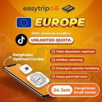 Gambar Easytripgo eSIM Eropa 36 Negara Daily Kuota Unlimited Data | eSIM Travel Europe Unlimited | eSIM Eropa | eSIM Europe Support TKTK - 500MB/HARI, 1 HARI dari Easytripgo Indonesia Kota Tangerang 1 Tokopedia