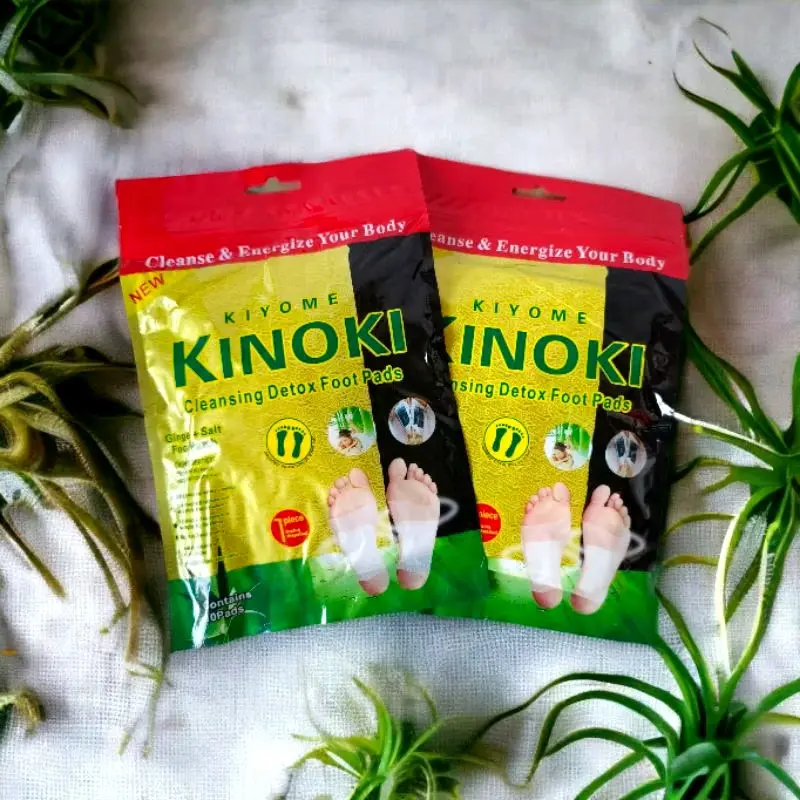Kinoki Gold Koyok Kaki Detox Food Pads Isi 10 Pcs - Hand Foot