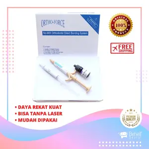 ORI LEM BEHEL ORTHO FORCE MINI | Nomix Orthoforce Kering Tanpa Laser - Perekat Kawat Gigi Bracket