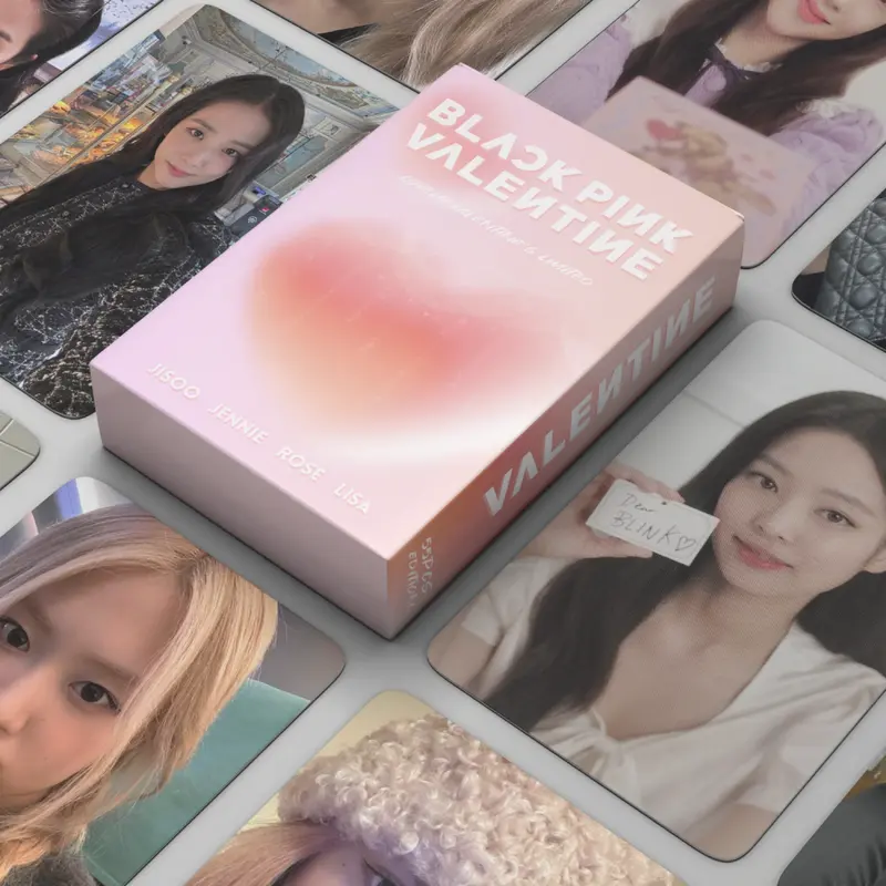 Thẻ Laser 3d, YANEN, Card Ảnh Kpop, Dòng Bưu Thiếp Thẻ Ảnh, Thích Hợp Cho BLACKPINK, ENHYPEN, NEWJEANS, Valentine, 50 Chiếc 0