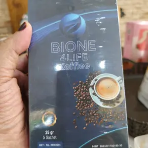 Bione 4Life Koffie 25gr 5 Sachet - Kopi Instan Berkualitas Tinggi