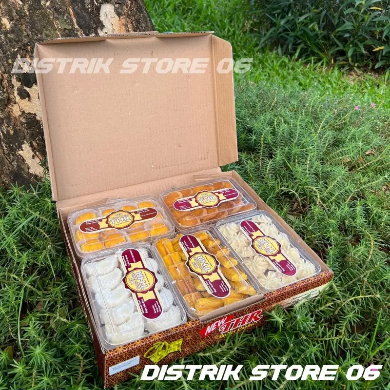 KUE LEBARAN / PARCEL / GIFT / BINGKISAN / THR / PAKET LEBARAN IDUL FITRI / PAKET KUE KERIN Keju Manis Nastar Masakan Cemilan 6