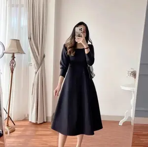 Terlaris Dress Nindy Scuba Dress Pesta Wanita Kekinian 2025