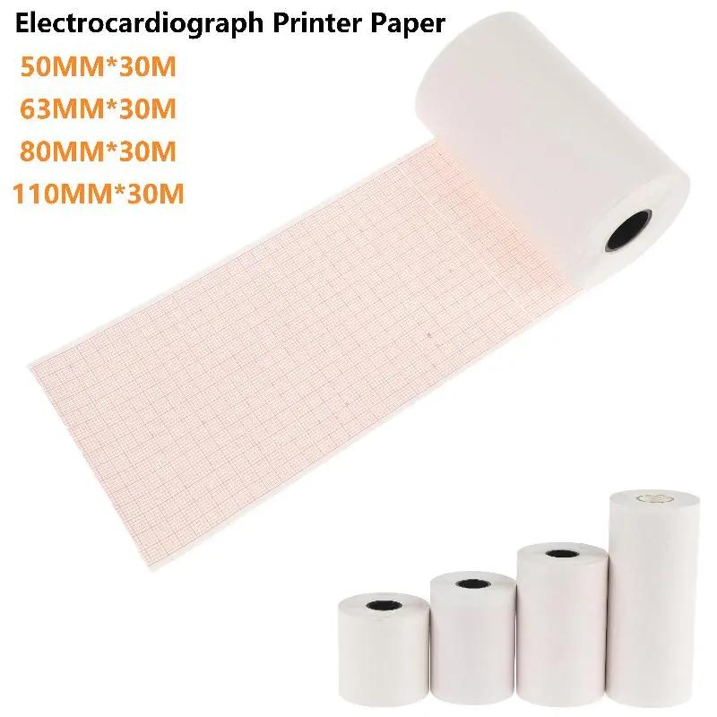 Điện tâm đồ Máy in nhiệt giấy Độ phân giải cao không phai ECG giấy ghi âm cho…