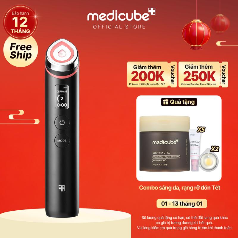   BẢN ĐEN  Máy Làm Đẹp Chăm Da 6 Trong 1 AGE-R BOOSTER Pro 