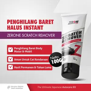 ZERONE Scratch Remover 100 gram - Penghilang Baret Body Mobil Motor Mudah Digunakan Car Paint