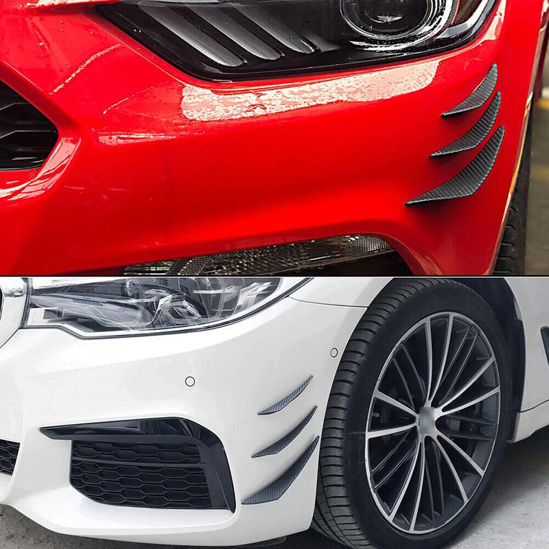 Product Introduction of Universal Car Spoiler Canards Kit Auto Front Bumper Lip Splitter Valence Stickers Body Anti-Collision Diffuser Exterior Soft Rubber Decorative Accessories 19