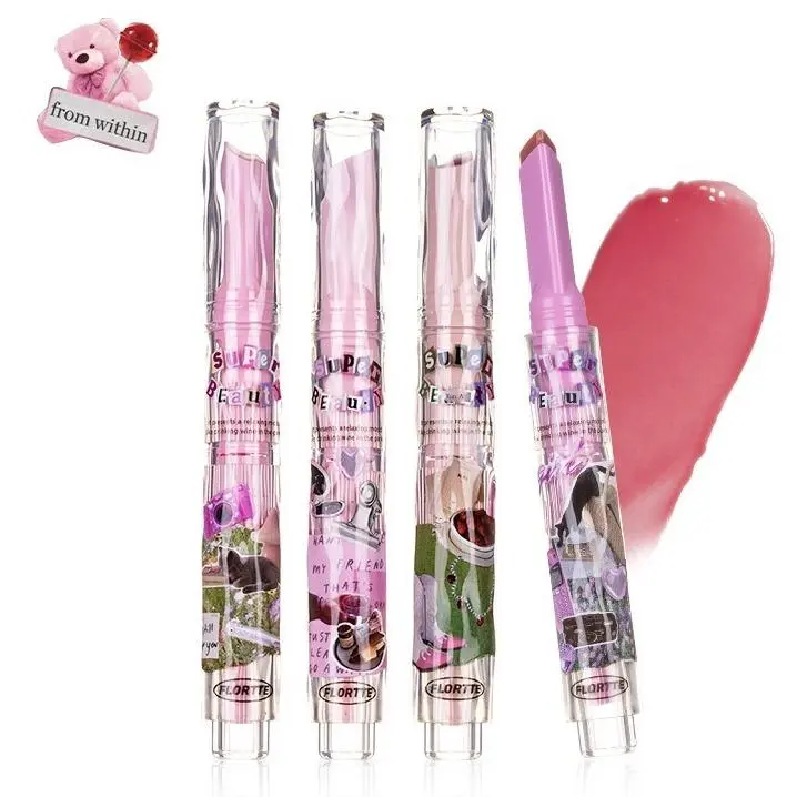 Dazzle Me FLORTTE-Son Môi Thạch, Melia Lạ, Son Bóng Rắn, Nụ Hôn Đầu Tiên, Que Tình Yêu, Son Môi Dưỡng Ẩm, Bóng Nước, Son Bóng, Kooleen, Môi Mọng Nước
